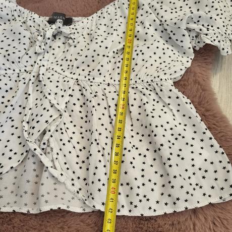 36 crop bluzka s hviezdami, primark,s