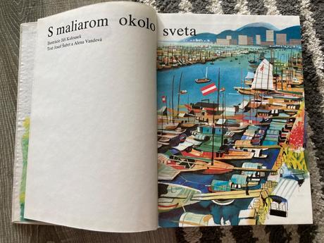 S maliarom okolo sveta-prvé vyd.1989,