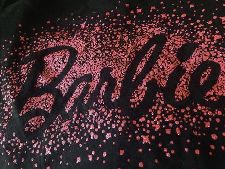 Barbie tričko lesklé s trblietkami 158, primark,158