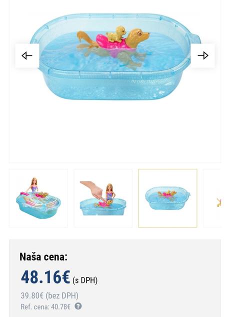Barbie bazén pre šteniatka, 