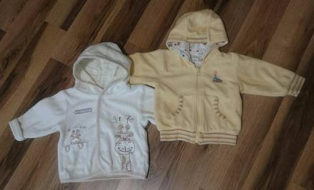 Mikinky velurové 4 ks, veľkosť 62, h&m,62