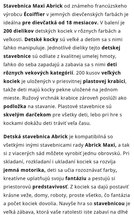Stavebnica, 