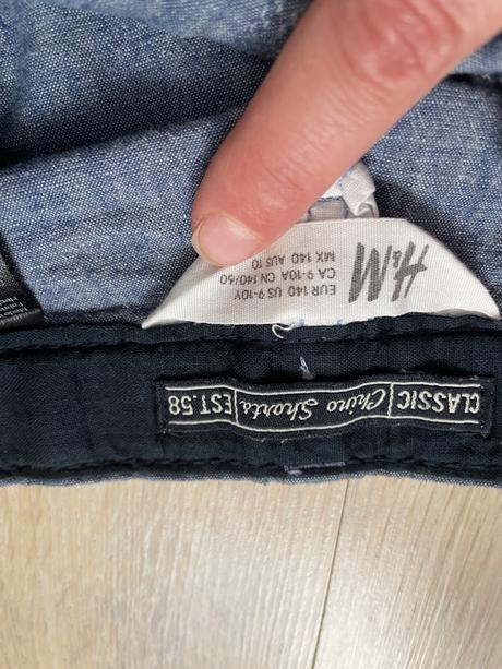 Látkové kraťasy, h&m,140