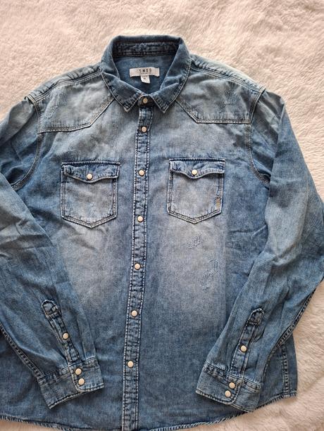 Dámska riflova košeľa, m