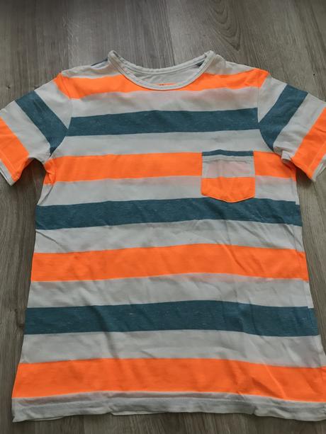 Tričko pruhy 10-11 rokov, h&m,146