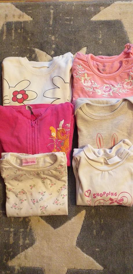 Balík tričiek a mikin, 68–80