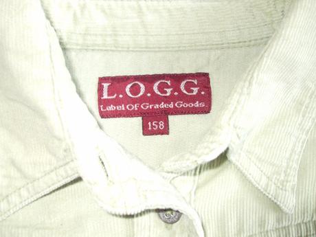 Zelenkavá košeľa z pracieho kordu, 158