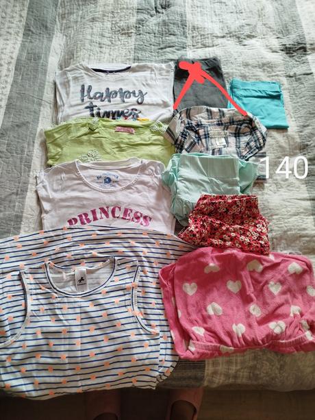 Balík oblečenia veľkosť 140, 140–152