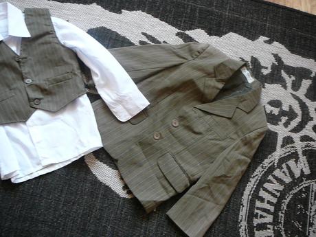 Chlapcensky oblek bez nohavic, 104