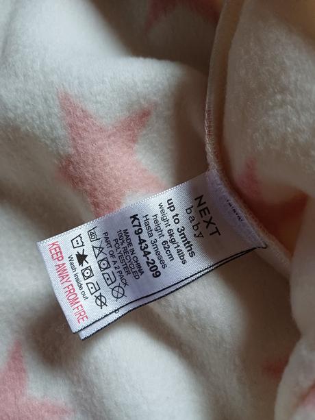 2x flisovy overal v.62  0-3 mesiace, next,62