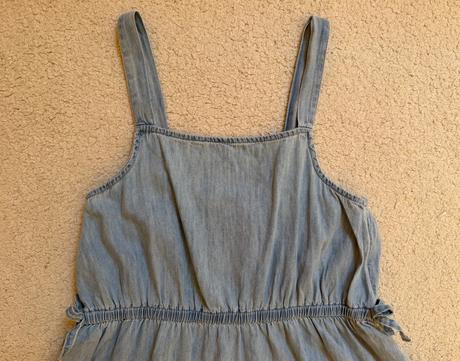 Riflove saty na ramienka - 158/164 - top stav, gap,158