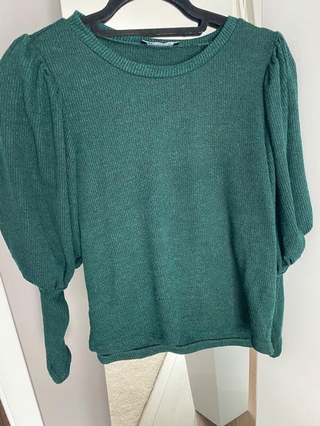 Nadherny smaragdovo pulover, zara,s
