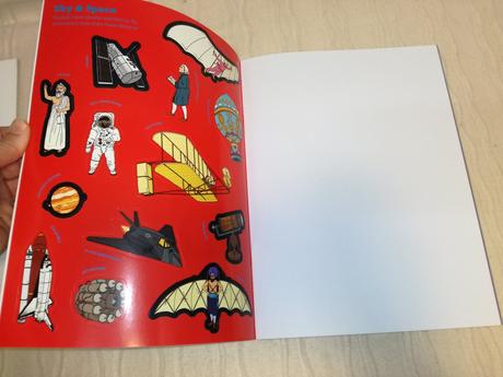 What on earth stickerbook science & engin nau19,