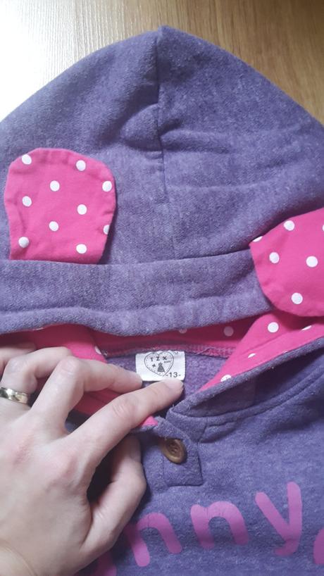 Mikina zajko 110/116, 110