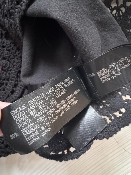 Zara - košeľa s háčkovanou aplikáciou, zara,s