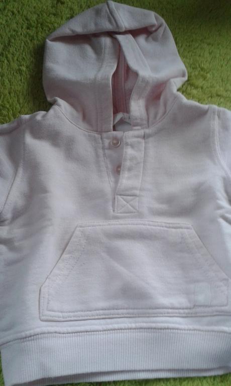 Bledoružová mikinka 2-4 mesiace, h&m,62