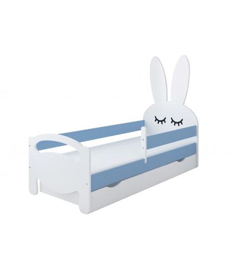 Detská posteľ zajačik komplet,rôzne veľkosti, šírka (cm): 80,dĺžka (cm): 180