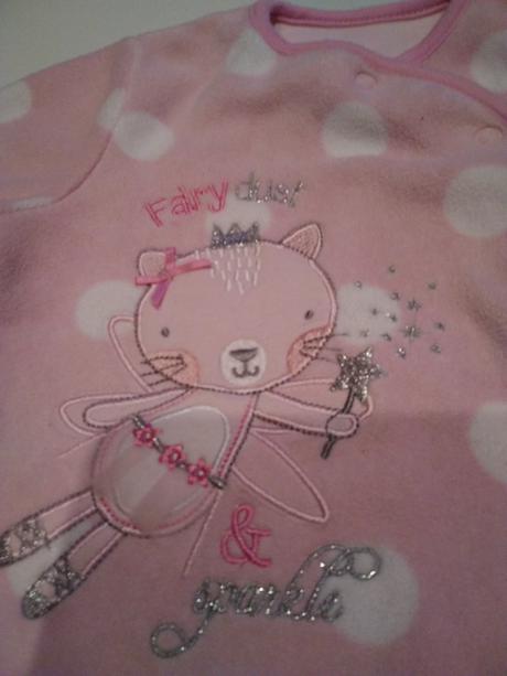 Flisový bodkovaný overal, st. bernard,62