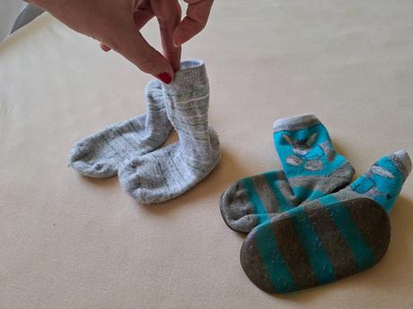 Papučky s gumenou podrážkou, 19