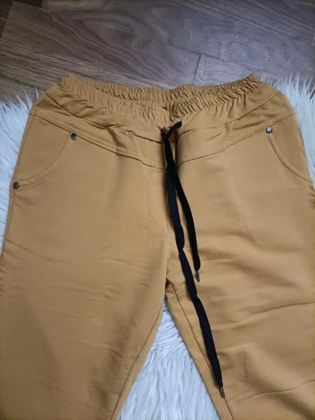 Krásne dámske voľno časové teplákové nohavice,