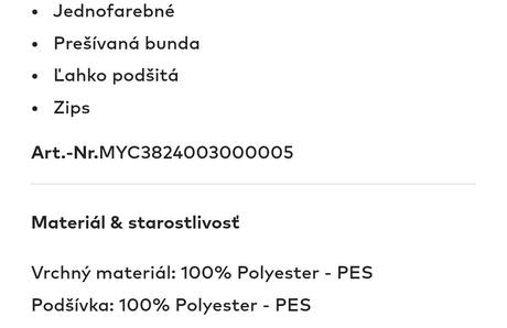 Krásna nová bunda mymo, pc 149, s / xs