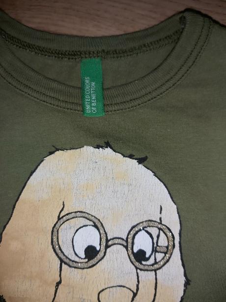 Tricko psik, benetton,86