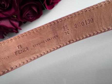Fendi - kožený opasok, fendi