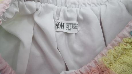 Tylová sukňa, h&m,104