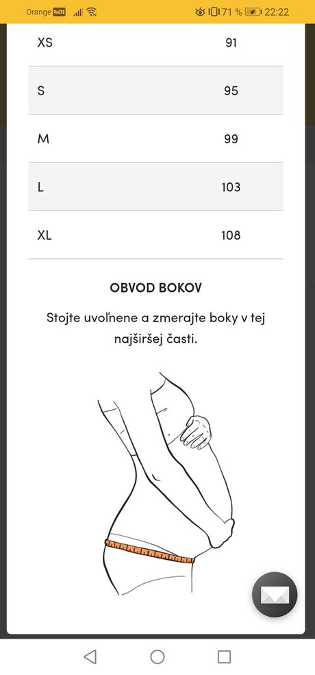 Tehotenská sukňa, m