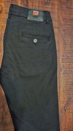 Bavlnené klasické nohavice k blúzke 31, diesel,m