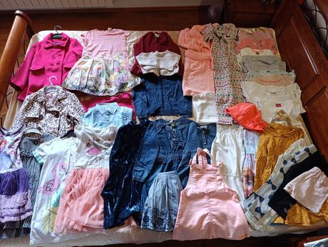 Značkový balík dievčenské oblečenie 116 hm, next,, 104–116