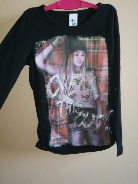 Dievčenské tričko 134/140, c&a,134