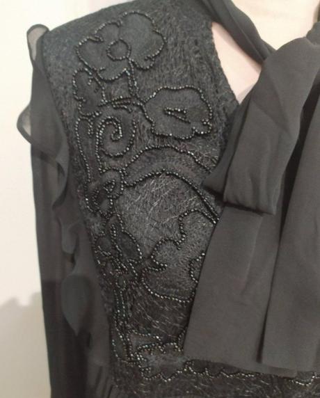 Šaty s mašľou, orsay,38