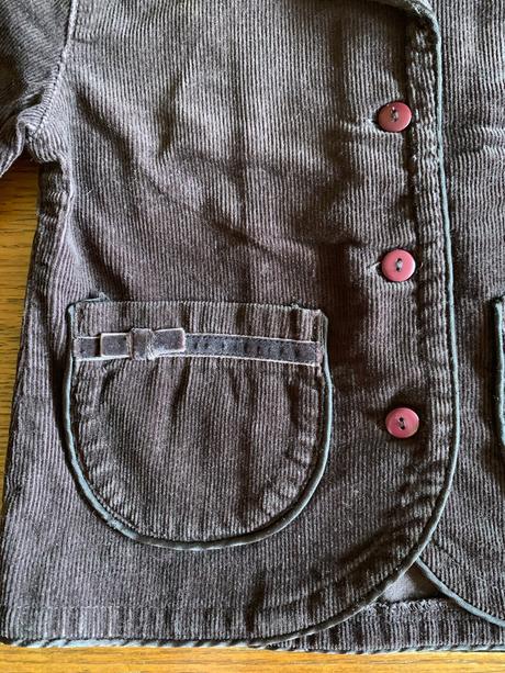 Teplejšie sako elegantné menčestrové, 98