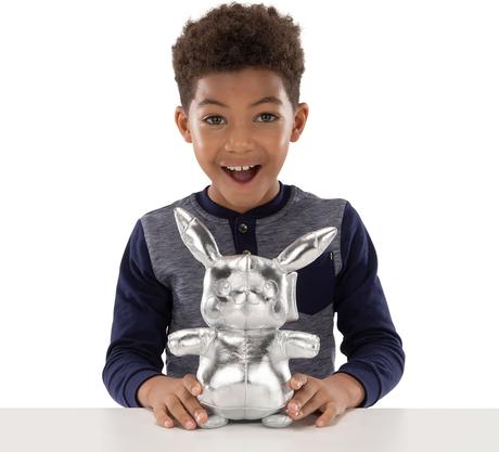 Strieborný pokemon plyšový, 