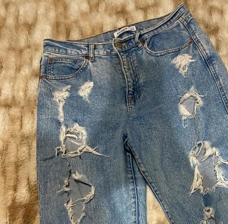 Džínsy a dierami pull&bear, pull&bear,m