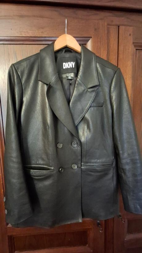 Dámska kožená bunda dkny, dkny,s