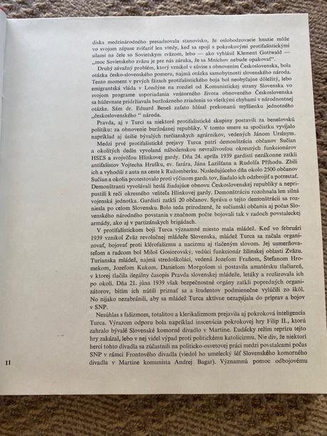 Nádherná historická stará retro kniha snp a turiec, 