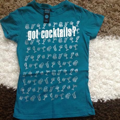 Tričko s veselými koktejl pohárikmi, gate,164
