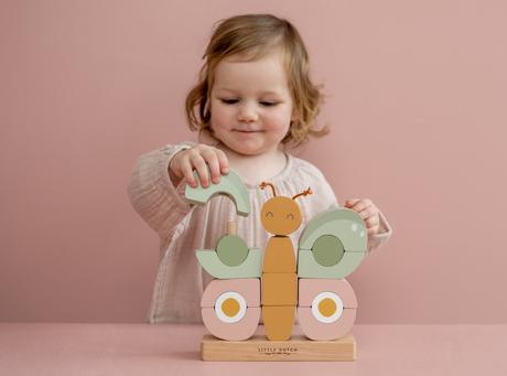 Skladačka drevený motýľ,