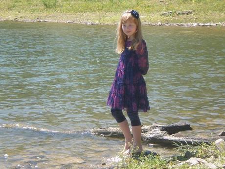 Zamatové fialové legíny monson v. 6/8r., 116