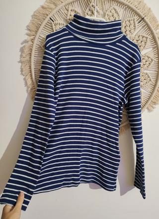 Rolákový rebrovaný top, 158