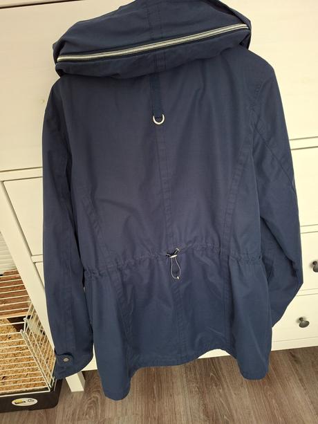 Tmavomodra bunda parka neprefukajuca, street one,m
