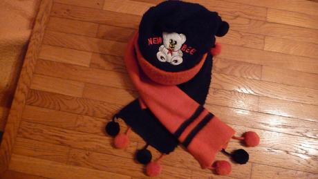 Súprava teplá čiapka a šál, 110