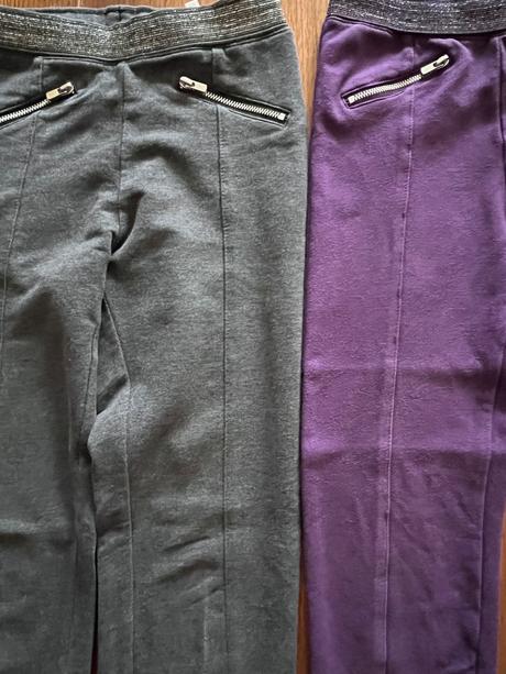 Zateplené legínky dvojbalenie, h&m,134