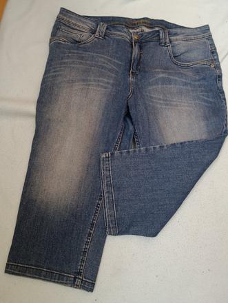 Dámské trištvrťáky, denim,48