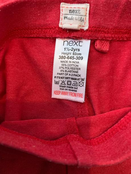 Next vianočné legíny vel.92, next,92