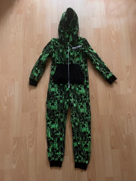 Plyšový overal minecraft 128-134, 134