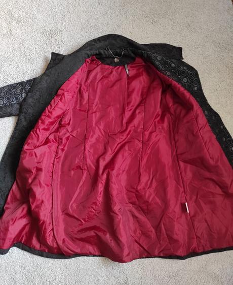 Kabát love & love na štýl desigual, s