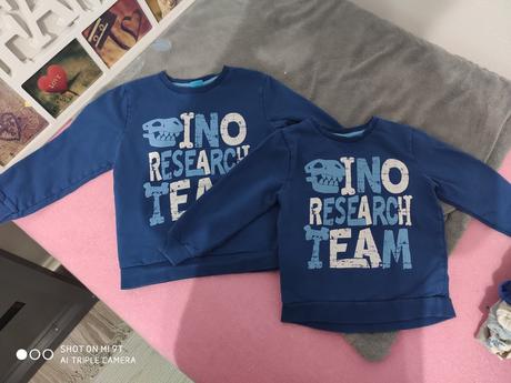 Modré detské mikiny, 104–116